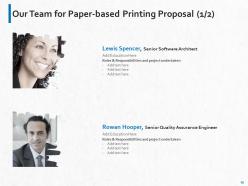 Paper based printing proposal powerpoint presentation slides
