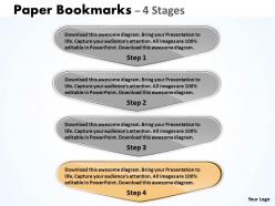 Paper bookmarks 4 stages 22