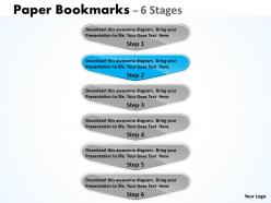 Paper bookmarks 6 stages marker 27