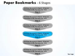 Paper bookmarks 6 stages marker 27