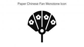 Paper Chinese Fan Monotone Icon In Powerpoint Pptx Png And Editable Eps Format