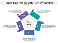 24916471 style variety 2 post-it 5 piece powerpoint presentation diagram infographic slide