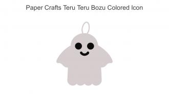 Paper Crafts Teru Teru Bozu Colored Icon In Powerpoint Pptx Png And Editable Eps Format