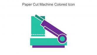 Paper Cut Machine Colored Icon In Powerpoint Pptx Png And Editable Eps Format