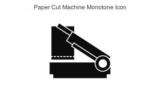 Paper Cut Machine Monotone Icon In Powerpoint Pptx Png And Editable Eps Format