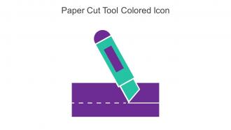 Paper Cut Tool Colored Icon In Powerpoint Pptx Png And Editable Eps Format