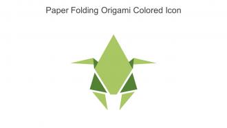 Paper Folding Origami Colored Icon In Powerpoint Pptx Png And Editable Eps Format