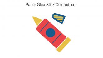 Paper Glue Stick Colored Icon In Powerpoint Pptx Png And Editable Eps Format