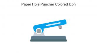 Paper Hole Puncher Colored Icon in powerpoint pptx png and editable eps format