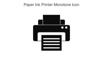 Paper Ink Printer Monotone Icon In Powerpoint Pptx Png And Editable Eps Format
