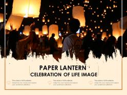 Paper lantern celebration of life image