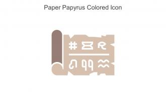 Paper Papyrus Colored Icon In Powerpoint Pptx Png And Editable Eps Format
