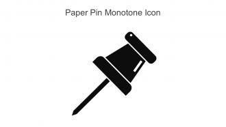 Paper Pin Monotone Icon In Powerpoint Pptx Png And Editable Eps Format