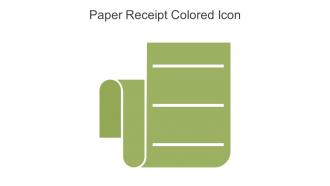 Paper Receipt Colored Icon In Powerpoint Pptx Png And Editable Eps Format