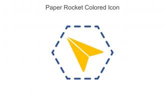 Paper Rocket Colored Icon In Powerpoint Pptx Png And Editable Eps Format