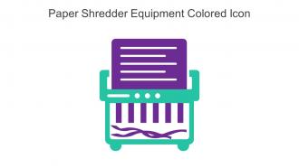 Paper Shredder Equipment Colored Icon In Powerpoint Pptx Png And Editable Eps Format