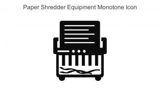 Paper Shredder Equipment Monotone Icon In Powerpoint Pptx Png And Editable Eps Format