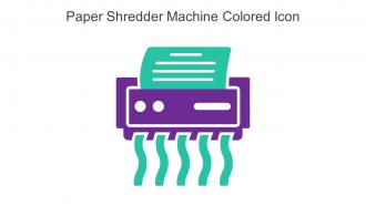 Paper Shredder Machine Colored Icon In Powerpoint Pptx Png And Editable Eps Format