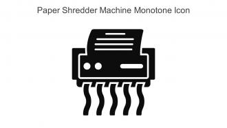 Paper Shredder Machine Monotone Icon In Powerpoint Pptx Png And Editable Eps Format