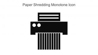 Paper Shredding Monotone Icon In Powerpoint Pptx Png And Editable Eps Format