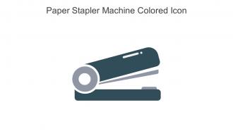 Paper Stapler Machine Colored Icon In Powerpoint Pptx Png And Editable Eps Format