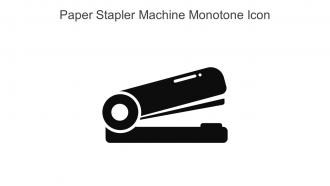 Paper Stapler Machine Monotone Icon In Powerpoint Pptx Png And Editable Eps Format