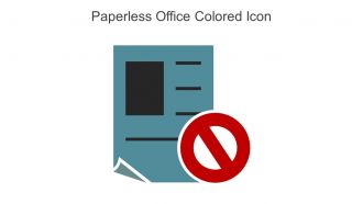 Paperless Office Colored Icon In Powerpoint Pptx Png And Editable Eps Format