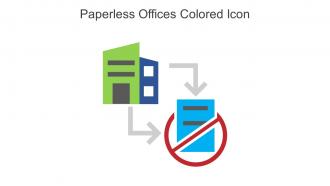 Paperless Offices Colored Icon In Powerpoint Pptx Png And Editable Eps Format