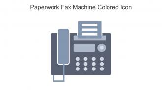 Paperwork Fax Machine Colored Icon In Powerpoint Pptx Png And Editable Eps Format