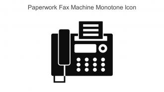Paperwork Fax Machine Monotone Icon In Powerpoint Pptx Png And Editable Eps Format