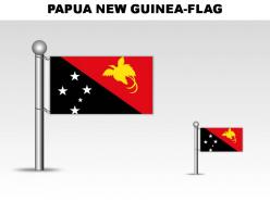 Papua new guinea country powerpoint flags