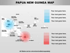 Papua new guinea powerpoint maps