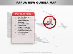 Papua new guinea powerpoint maps