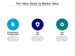Par value stock vs market value ppt powerpoint presentation outline introduction cpb