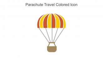 Parachute Travel Colored Icon In Powerpoint Pptx Png And Editable Eps Format