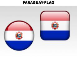 Paraguay country powerpoint flags