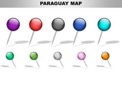 Paraguay country powerpoint maps