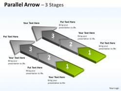 Parallel arrow 3 stages 18