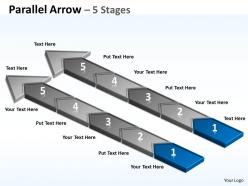 Parallel arrow 5 stages 12