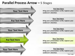 Parallel arrow 5 stages 13