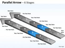 Parallel arrow 6 stages 8
