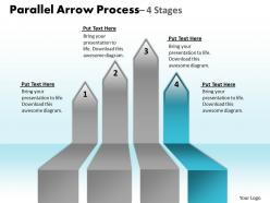 Parallel arrow process 4 stages 15