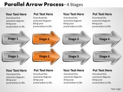 Parallel arrow process 4 stages 17