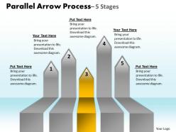 Parallel arrow process 5 stages 14