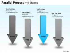 Parallel arrow stages 18