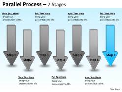 Parallel arrow stages 9