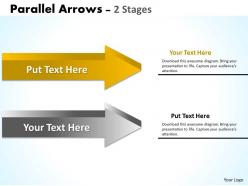 Parallel arrows 2 stages 7