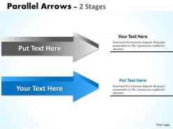 Parallel arrows 2 stages 7