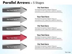 Parallel arrows 5 stages 9