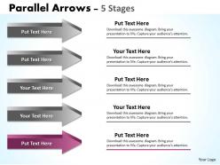 Parallel arrows 5 stages 9